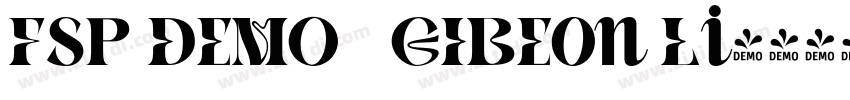 FSP DEMO   GIBEon Li字体转换